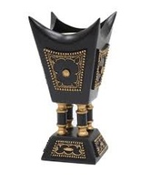 Brûleur d'encens en bois Bakhoor, style antique doré, décoration d'intérieur arabe