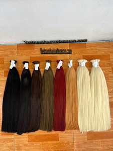 Extensiones de Cabello Virgen Vietnamita Bonlde Remy Doble Trama, 8"-32", Todos los Colores - Product Image 1