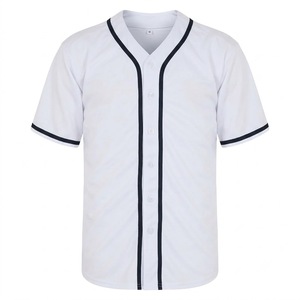Camisetas de Béisbol Personalizadas 100% Poliéster, Transpirables, de Secado Rápido, Uniformes Deportivos Personalizados con Impresión por Transferencia de Calor, Tallas Grandes, Manga Corta - Product Image 2