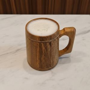 Eco-Friendly Wooden Wine Goblet Hand Carved Wood Drinking mug Decorative Wine Cup for Home <b>Bar</b> Collection - Product Image 2