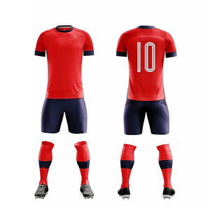 ชุดทีมฟุตบอล เสื้อฟุตบอลสั่งทำพิเศษ ชุดยูนิฟอร์มแห้งเร็ว ระบายอากาศได้ดี ชุดกีฬา ชุดสโมสรแบบกำหนดเอง ขายส่งจากโรงงาน S - Product Image 5