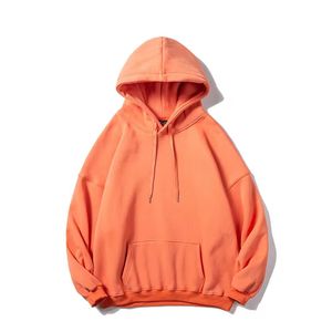 เสื้อฮู้ดดี้โอเวอร์ไซส์ผ้าฝ้าย 100% หนัก 400 กรัม สำหรับผู้ชาย ทรงหลวม ไหล่ตก  ไม่มีลาย สกรีนโลโก้ พิมพ์ลายได้ตามต้องการ - Product Image 3