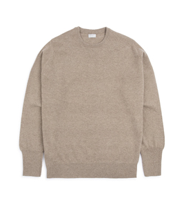 Top Quality Hot Sale Men's Beige Cashmere <b>Pullover</b> <b>Sweater</b> Solid Color Knitted Regular Sleeve Autumn Wear Standard Thickness - Product Image 4