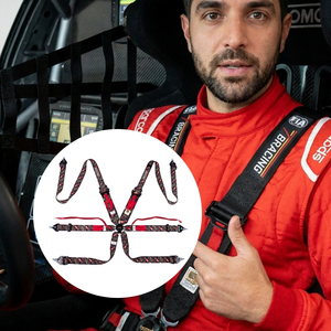 Harnais de course professionnel certifié FIA SPORT PLUS 5/6 points, ceinture de sécurité à tirage, OEM ODM, logo et couleur personnalisés, vente en gros - Product Image 3