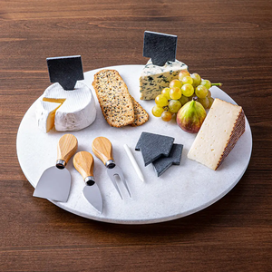 Plateau tournant décoratif en marbre pour table à manger, plateau tournant en marbre, best-seller en promotion - Product Image 1