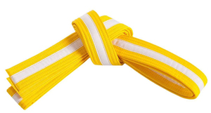 Ceintures d'arts martiaux personnalisées en gros, colorées, à double enroulement, pour karaté, judo, BJJ, légères, respirantes, à séchage rapide, unisexes, pour adultes - Product Image 5