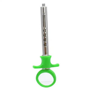 Jeringas de aspiración para inyecciones dentales, jeringa de anestesia manual de acero inoxidable con mango de plástico, juego de instrumentos quirúrgicos dentales - Product Image 2