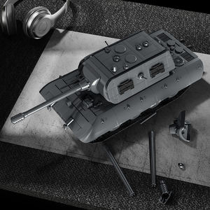 Tanque Pesado E-100, Serie Militar, Bloques de Construcción, Modelo de Ladrillos de Guerra, Juego de Ladrillos de la Segunda Guerra Mundial, Juguetes Creativos para Niños y Adultos, Regalos de Navidad - Product Image 3