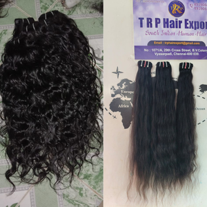 Personnalisable brut indien vierge Remy Extensions de cheveux cuticule aligné armure faisceaux teints Wrap Style cheveux pour génie trame - Product Image 4