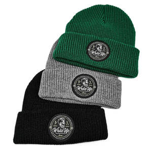 Gorros de Punto Personalizados OEM 2026 con Parche de Logotipo, Gorro de Invierno Tejido - Product Image 1