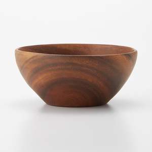 En Stock, Tazón Desechable de Madera de Acacia para Ensalada y Sopa, Diseño Artesanal Moderno para Uso en el Hogar, Restaurantes y Hoteles, Tazón de Madera de Acacia para Ensalada - Product Image 2