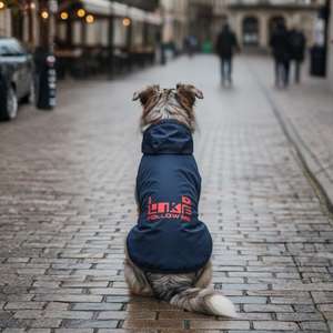 Impermeabile per Cani, Giacca Spessa e Calda per Animali Domestici, Protezione Completa Contro Freddo e Pioggia - Product Image 5