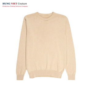 Automne hiver classique hommes haut tricoté fabricants de vêtements personnalisés col rond manches longues pull chaud Anti-rétrécissement respirant - Product Image 2