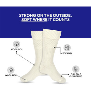 OEM Custom Scottish Kilt Hose <b>Socks</b> for Men Highland Traditional Wear <b>Long</b> Wool Blend Ribbed <b>Socks</b> Comfortable and Durable - Product Image 2