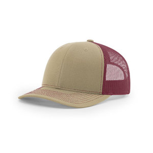 Casquette Trucker Bicolore en Maille à 6 Panneaux Tendance, Personnalisable, Haute Qualité, pour Adulte, Printemps-Été, Fabriquée en Usine au Vietnam - Product Image 1