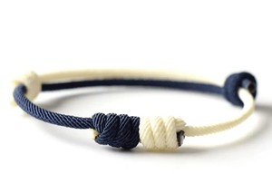 Minimalist Braided Leather and Cotton Children's Cute <b>Bracelet</b> Durable Handcrafted Adjustable Cord for Anniversary - Product Image 1