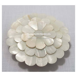 Top Exclusif Nouveau Design Fait Main Nacre Miroir Forme Ronde Fleur Conception Utilisation Pour Les Cadeaux D'affaires Cadeau Article But - Product Image 1