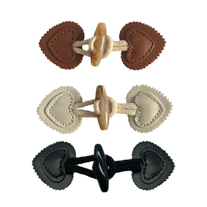 Botones de palanca de cuero PU, cierres de palanca tipo cuerno, cierres para abrigos tipo duffle, cierres de cordón para cárdigans, broches para ropa y decoración DIY - Product Image 4