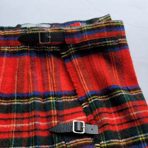 Falda Larga Plisada de Tartán de Cachemira/Lana de Primera Calidad para Mujer, Venta al Por Mayor de Fábrica - Product Image 4