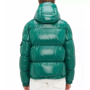 Chaqueta Acolchada con Capucha Unisex de Color Personalizado, Impermeable, Resistente al Viento, Rellena de Algodón, Abrigo Casual de Invierno, Corte Regular, Acabado en Lona - Product Image 2