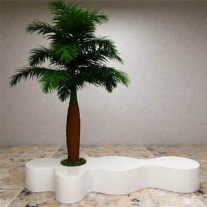 Muebles comerciales creativos, maceta blanca en forma <span class=keywords><strong>de</strong></span> pez, taburete <span class=keywords><strong>de</strong></span> espoleta <span class=keywords><strong>de</strong></span> tatuaje, silla <span class=keywords><strong>de</strong></span> arte - Product Image 1