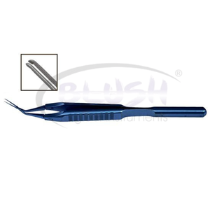 Pinzas de Capsulorrexis Inamura 1.8 Cross Action Rectas con Marcas, Instrumento Oftálmico para Cataratas de Blush Surgical - Product Image 1