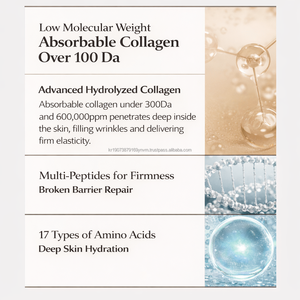 ไฮโดรไลซ์ คอลลาเจน เปปไทด์ ออยล์ แอมพูล มอยเจอร์ไรเซอร์บำรุงผิวหน้า คีบิวตี้ ผลิตภัณฑ์สั่งทำพิเศษ บูสเตอร์ผิวกระจ่างใส - Product Image 4