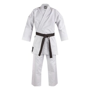 Uniforme de Karate Kudo Personalizado, 100% Algodón, Unisex para Adultos, Uniforme de Artes Marciales Blanco Resistente con Cinturón Negro Disponible para la Venta - Product Image 2