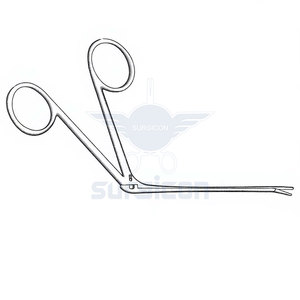   Pinzas para Polipos de Oído con Eje de 16.5 cm (6-1/2 Pulgadas) de Acero Inoxidable, Instrumento Quirúrgico ORL para la Extracción de Tejido de Polipos de Oído - Product Image 6