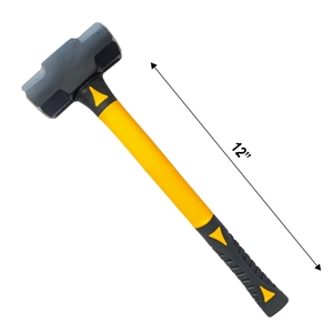 Martillo de pico octogonal de acero Huilian de 10 lb, herramienta de bricolaje de alta resistencia para desgarrar y desmenuzar, mango de goma para eliminación de paredes y trabajos en piedra, OEM - Product Image 5