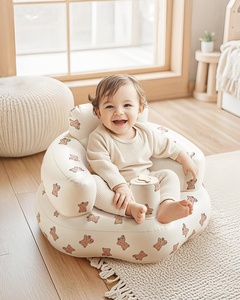 Siège bébé gonflable moderne en PVC, 3-36 mois, chaise d'apprentissage portable pour nourrissons et tout-petits, cuisine, salon, chambre - Product Image 2