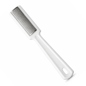 Râpe à pieds professionnelle personnalisée de haute qualité, double face, en acier inoxydable, pour soins des ongles, grain 100, droite, vente en gros - Product Image 4