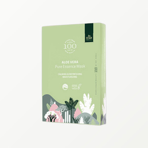 มาส์กหน้า Dr.Orga 100 อโลเวร่า เพียว เอสเซนส์ มาส์ก พาค (5 แผ่น) สมุนไพร สำหรับทุกสภาพผิว แบบซอง มาส์กหน้าเกาหลี - Product Image 6