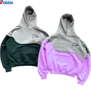 Sudadera con Capucha Oversize de Impresión Digital 100% para Hombre, Sudadera Bicolor para Mujer, Ajuste Holgado con Hombros Caídos - Product Image 6