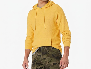Sweat-shirt à capuche unisexe 100% coton, coupe classique, logo personnalisé, molleton épais, manches longues, sweat-shirts pour hommes - Product Image 5