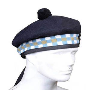 Gorro Tradicional Escocés Clásico Hecho a Mano, el Más Vendido, 100% Lana de Alta Calidad, Gorros Balmoral con Diseño a Cuadros, Venta al Por Mayor - Product Image 2