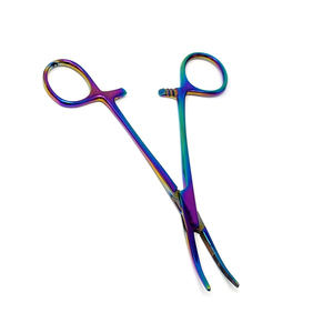 2026 OEM ODM Paquete de 10 Pinzas Hemostáticas de Mosquito de 5 Pulgadas con Bloqueo, 5 Curvas y 5 Rectas, Instrumento Manual de Acero Inoxidable - Product Image 4