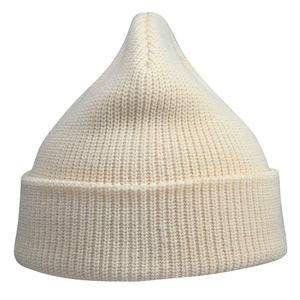 Bonnet tricoté sur mesure en gros avec motif torsadé et broderie ton sur ton pour les marques de streetwear américaines, collection hiver - Product Image 4