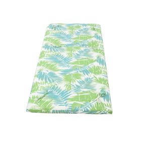 2 Thick Floral Chaise Lounge <b>Cushion</b> in <b>Leaf</b> Coconut Design Waterproof Foldable 2-Part for Poolsides Patio Garden - Product Image 5