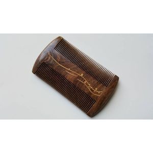 Peigne à cheveux en bois naturel écologique Brosse à cheveux en bois pour hommes et femmes Artisanat en bambou et en bois - Product Image 1