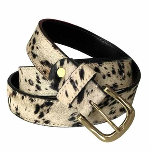 Ceintures en cuir de vachette véritable vintage unisexe en gros avec boucle automatique en alliage, logo personnalisé, fabriquées à la main, imperméables - Product Image 5