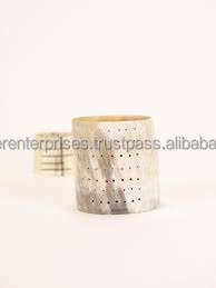 Cuerno decorativo con vela de metal t-lite votiva decoración del hogar portavelas perfumadas soportes para velas de té con alto acabado - Product Image 2