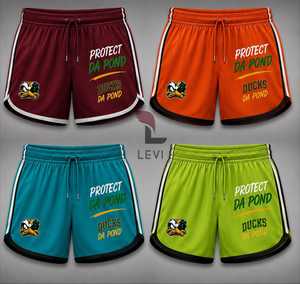Pantalones Cortos Deportivos Personalizados de Buena Calidad para Hombre, Ligeros, para Entrenamiento, con Cordón en la Cintura e Impresión Personalizada - Product Image 2