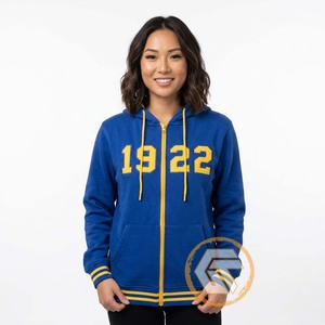 เสื้อฮู้ดผ้าฝ้ายฟลีซ 500 กรัม ปักโลโก้ด้านหน้า แบบกำหนดเองสำหรับ Sigma Gamma Rho เหมาะสำหรับฤดูหนาวและฤดูใบไม้ร่วง คุณภาพสูง เป็นมิตรกับสิ่งแวดล้อม - Product Image 2