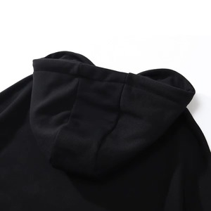 Sweat-shirt à capuche rouge unisexe avec cordon de serrage, décontracté, uni, streetwear, doux, tendance, en molleton 100% - Product Image 4
