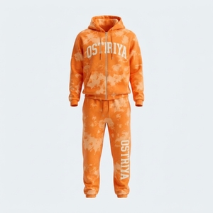 Conjunto Deportivo para Hombre de Alta Calidad, Ligero, Transpirable, de Secado Rápido, Colores Sólidos, Cierre de Cremallera, con Logotipo Personalizado - Product Image 6