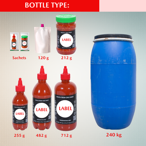 Sauce Pimentée Fermentée au Chili Naturel, Fermentée 12 Mois, en Sachet en Gros, Fournisseur Vietnamien, 712g (25.1 Oz) Bouteille Non Indiquée - Product Image 4