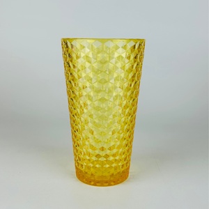 18 oz Vintage Diamond Design Break Resistant <b>Plastic</b> <b>Tumbler</b> for Home Restaurant Party Use - Product Image 3
