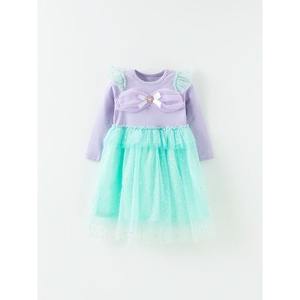 Vestido Estilo Coreano OZKIZ para Niñas, Moda Infantil al por Mayor para 2-7 Años, Primavera/Otoño, Decorado con Volantes - Product Image 1
