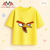 T-shirt décontracté jaune imprimé en provenance du Vietnam |   T-shirt de plage en mélange de coton et de spandex, coupe classique